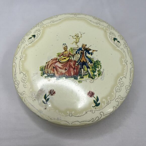 Vintage Daher Decorated Ware England Metal Tin - Picture 1 of 5